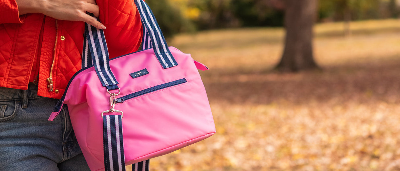 SCOUT cooler bags collection with insulated lunch bags, soft coolers, and thermal totes in signature patterns