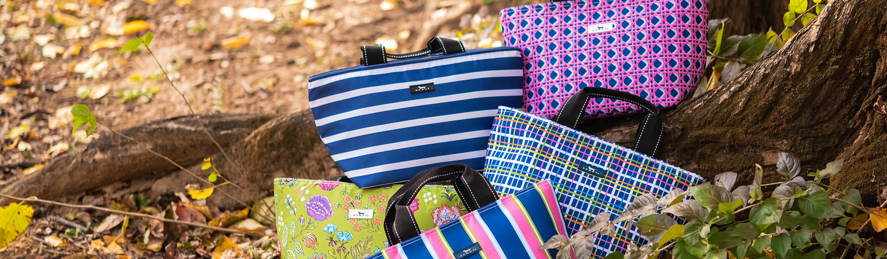 SCOUT insulated lunch bags and lunch coolers in lightweight, wipe-clean fabrics