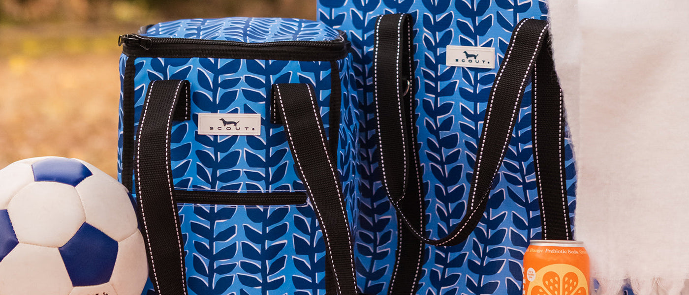 SCOUT Bags soft cooler bags in assorted patterns - lightweight, insulated, and collapsible