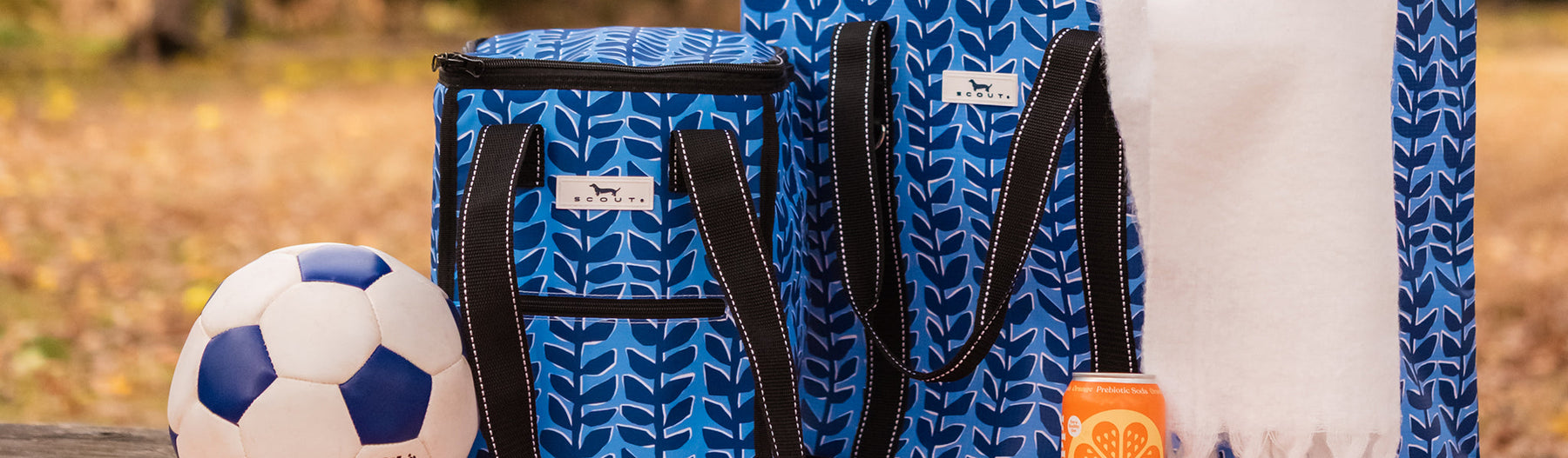 SCOUT Bags soft cooler bags in assorted patterns - lightweight, insulated, and collapsible