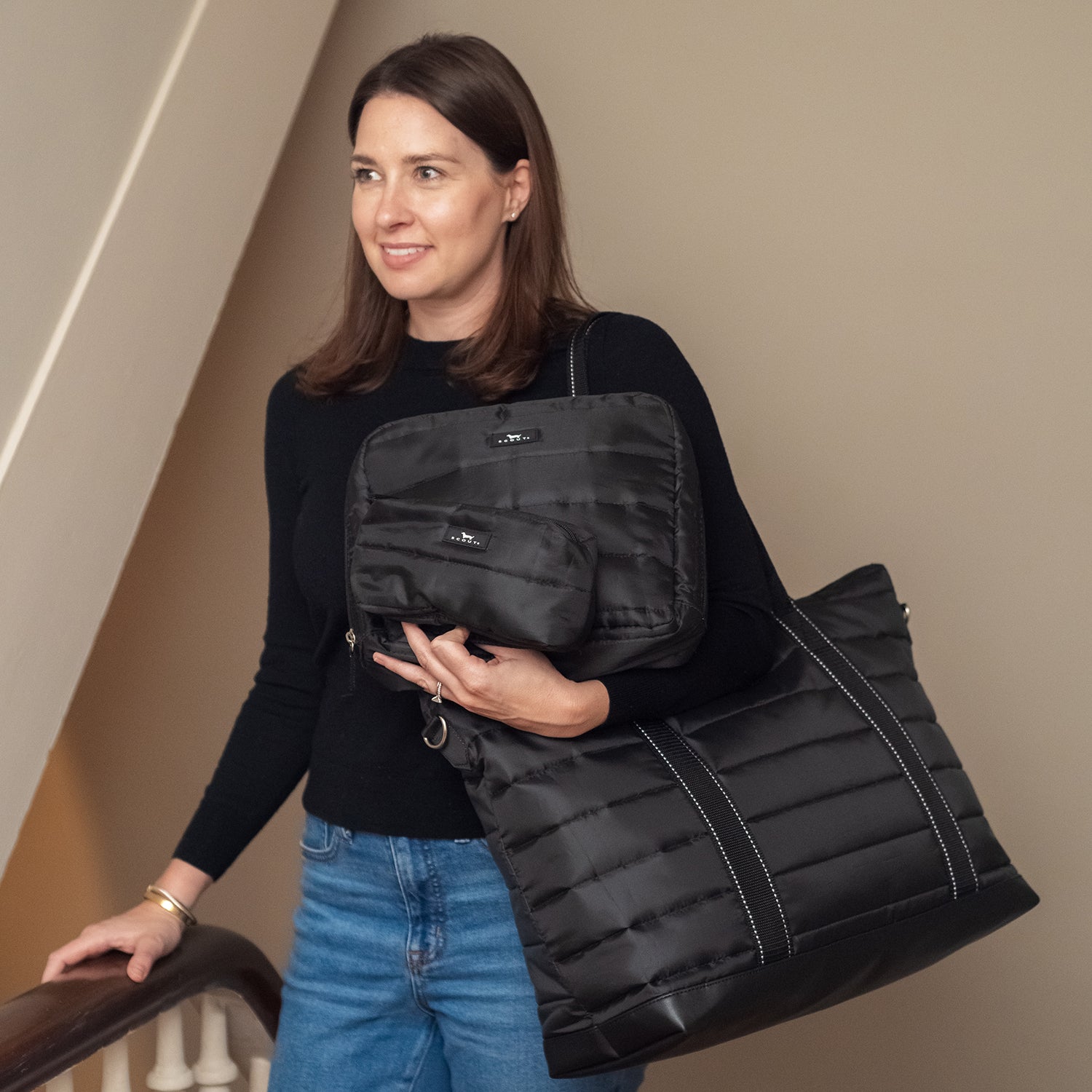 Quilted Toiletry Bag Medium