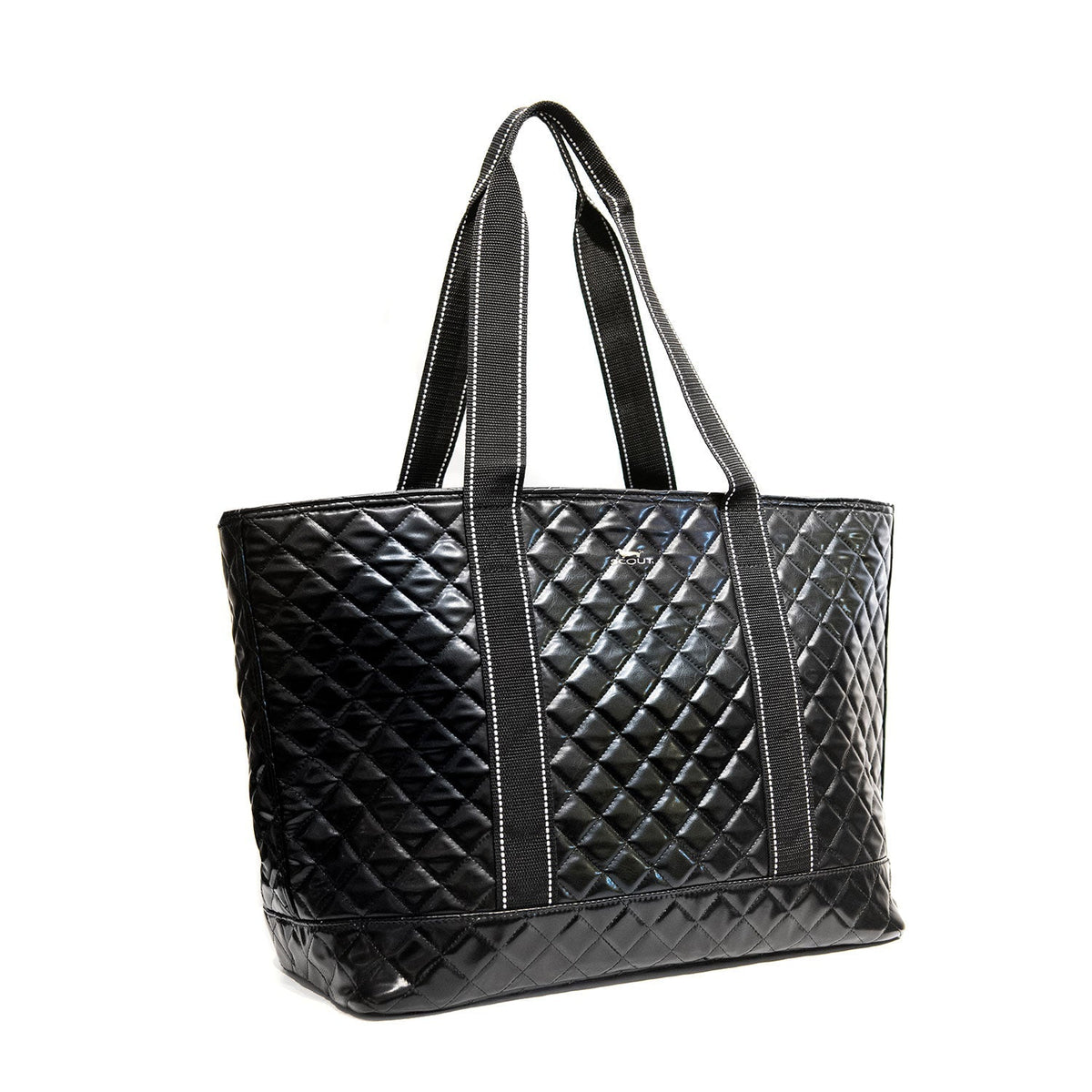 Quilted Woven Tote Large