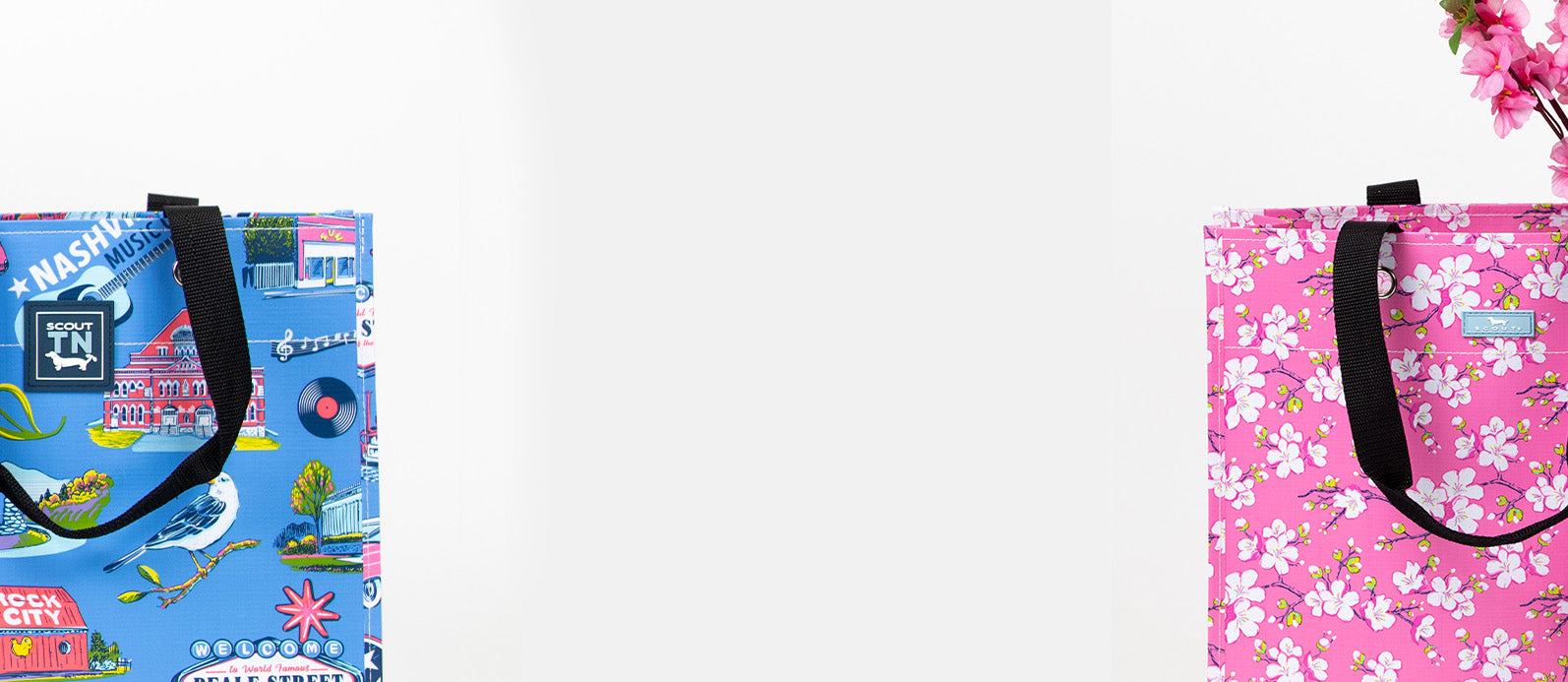 Tennessee gift bag and cherry blossom gift bag