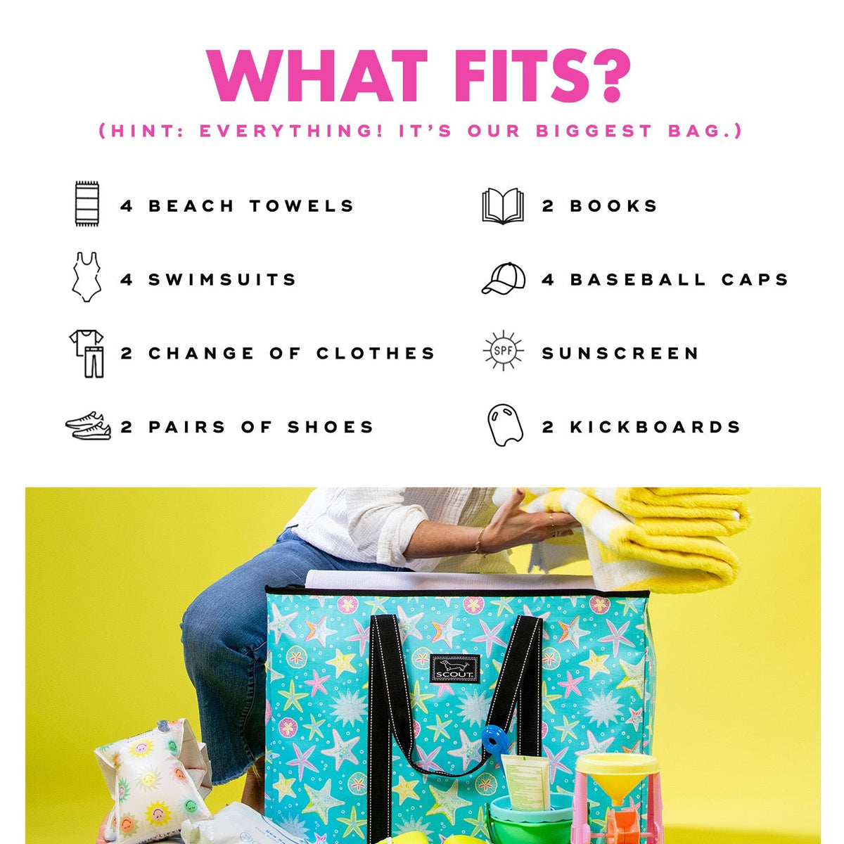 4 Boys Zip Tote XX-Large