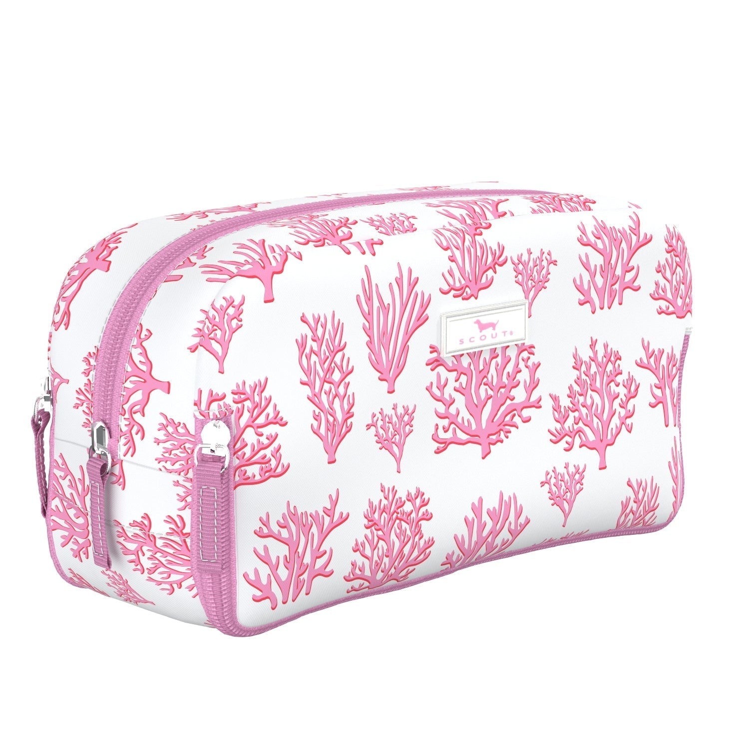3-Way Toiletry Bag - Floral Reef Pattern