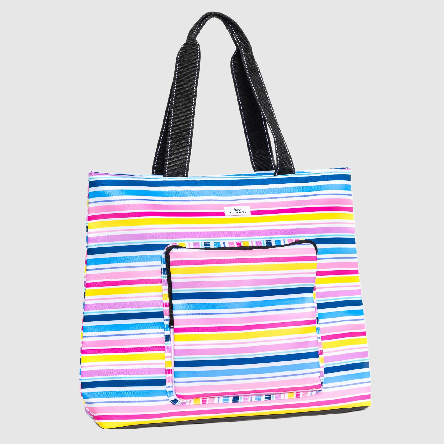 SCOUT Dry Bar Cooler medium cooler in Stripe a Pose pattern colorful