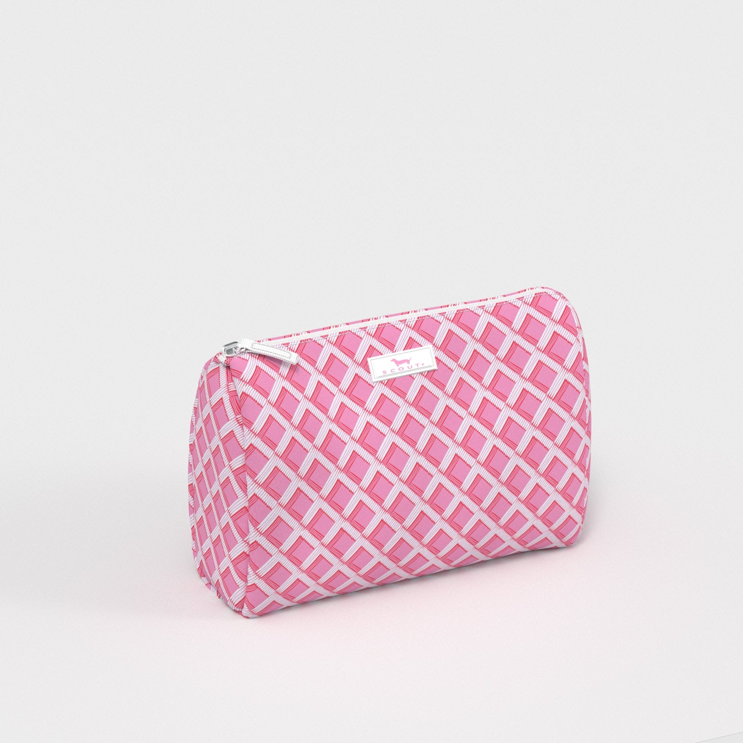 single spoiler in a grade card Packin' Heat Makeup Bag - Garden Gate Pattern