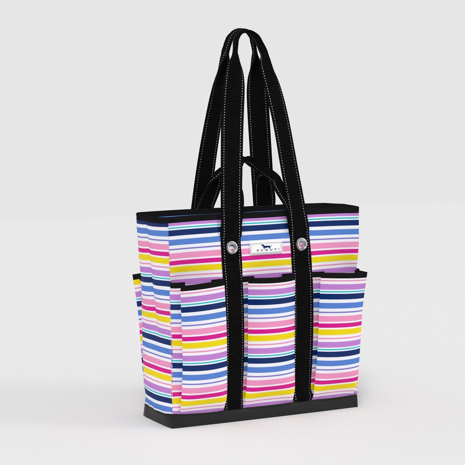 Pocket Rocket Pocket Tote Bag - Pink - Stripe A Pose | SCOUT Bags