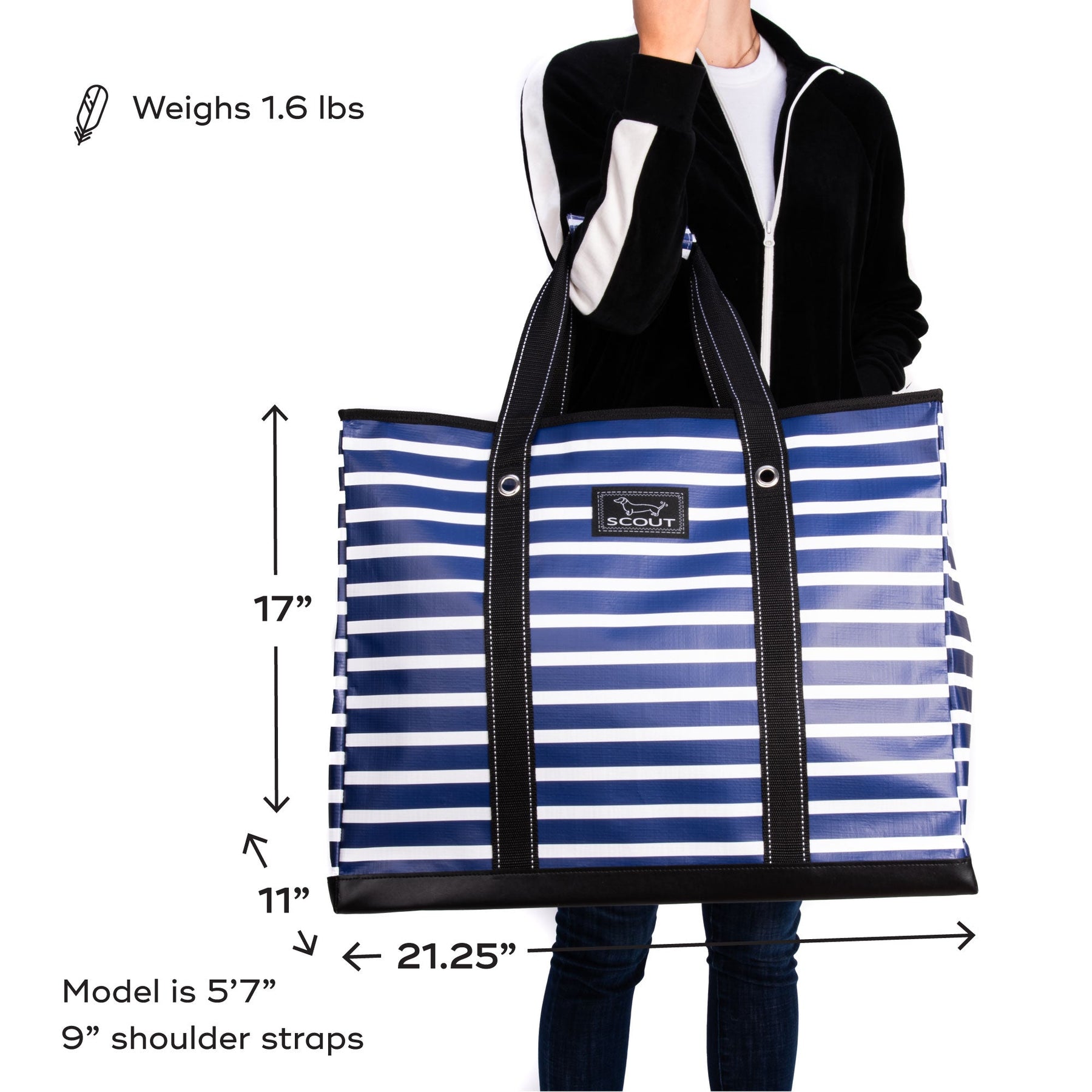 3 Boys Zip Tote X-Large