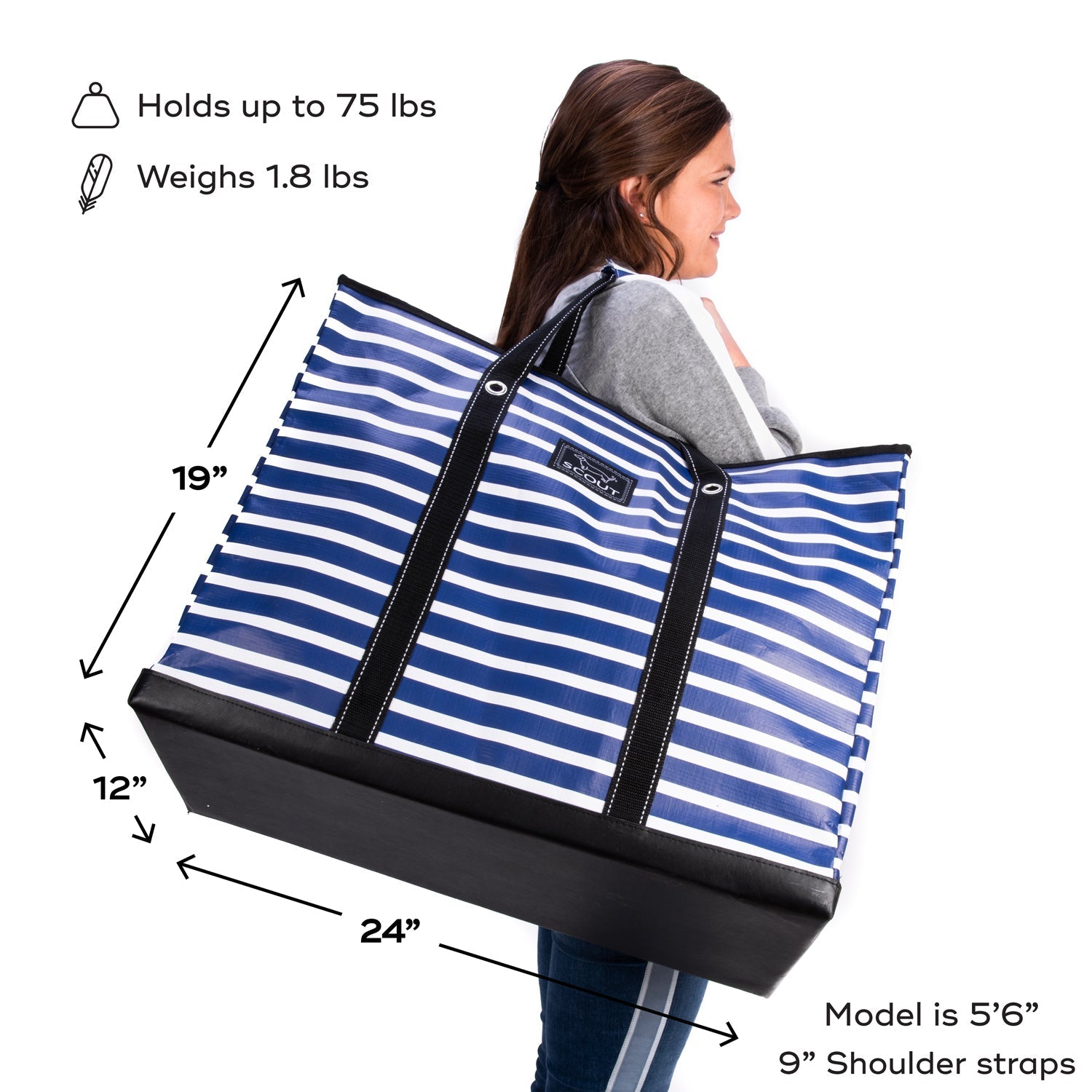 4 Boys Zip Tote XX-Large