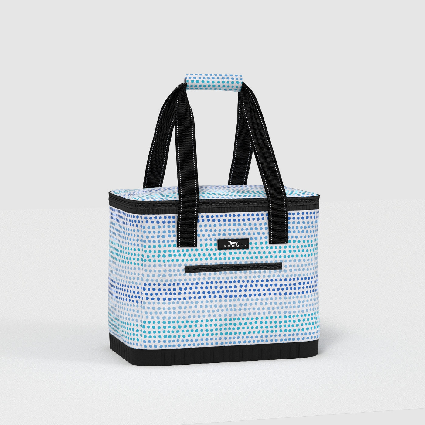 SCOUT Stiff One Cooler large cooler in Spotted at Sea pattern light blue