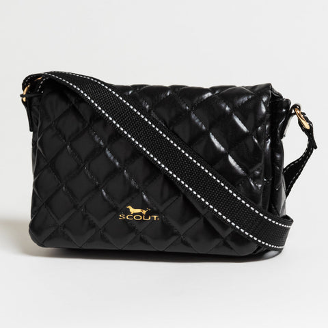 Accent quilting bag／black FAL24-AfterHours-BlackQuilted-