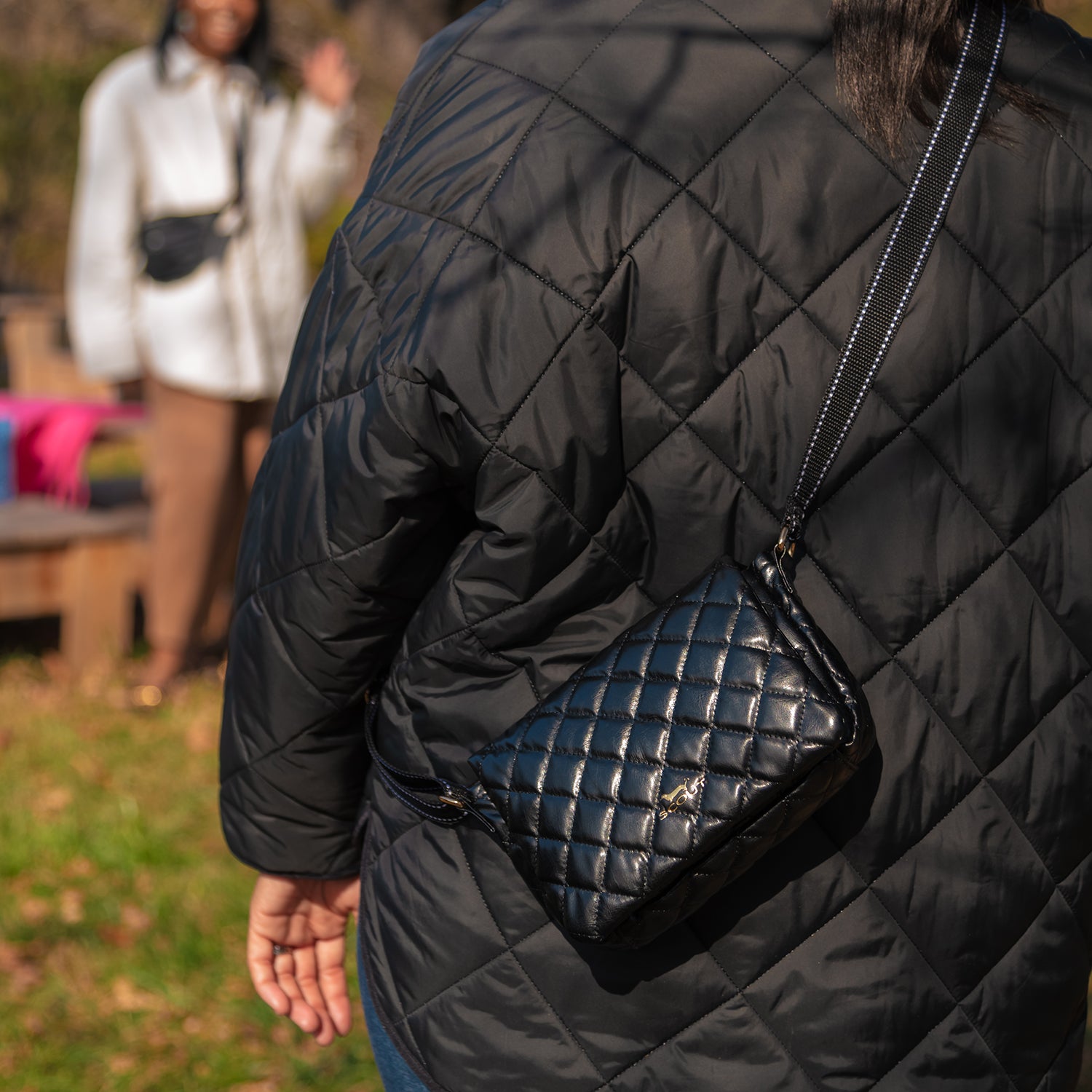 Horizontal Quilted Crossbody