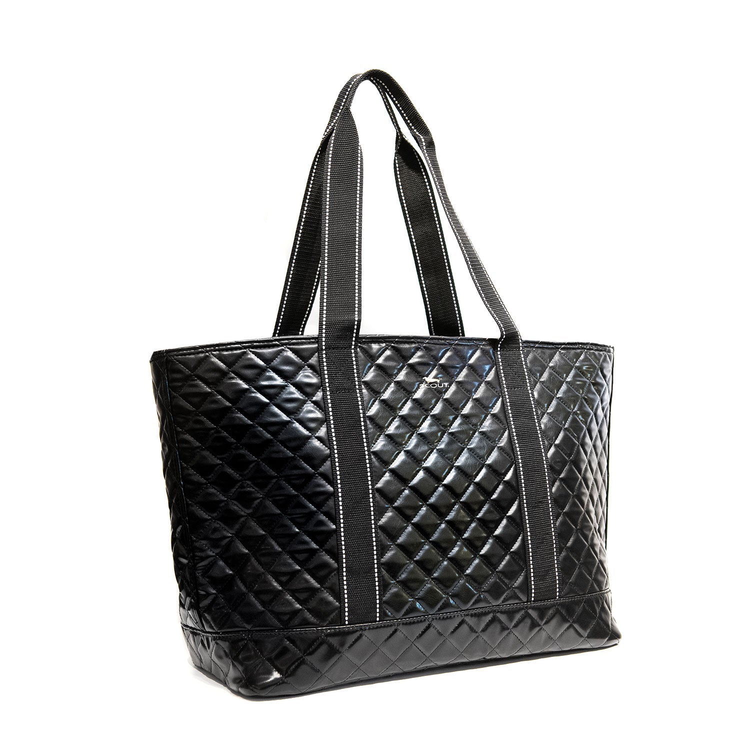 Quilted Woven Tote Large
