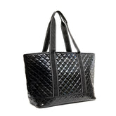 Quilted Woven Tote Large