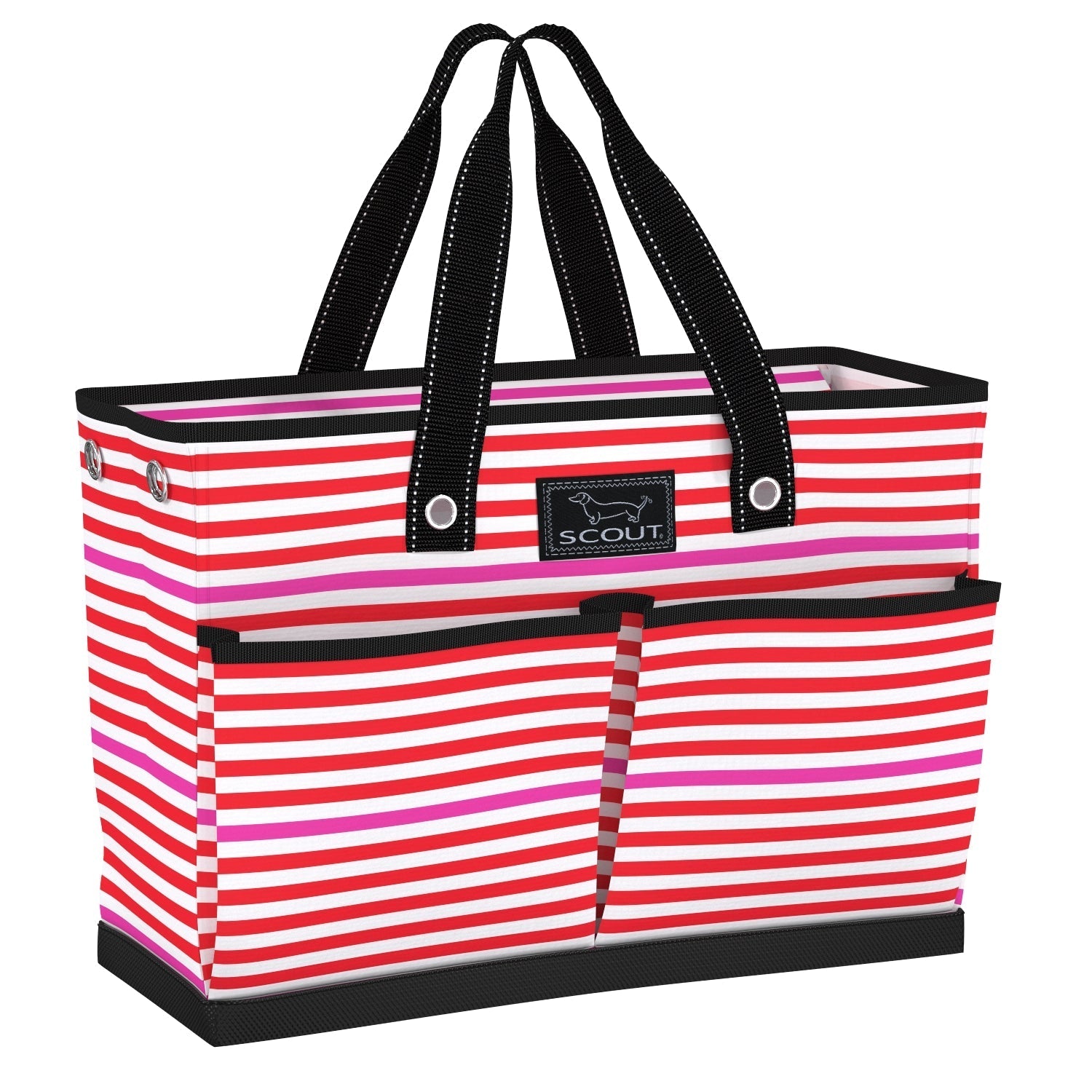 ★ POSZER★ Mild Stripe Tote Bag White 252MSTTB008F 614TaYQ96+L.jpg