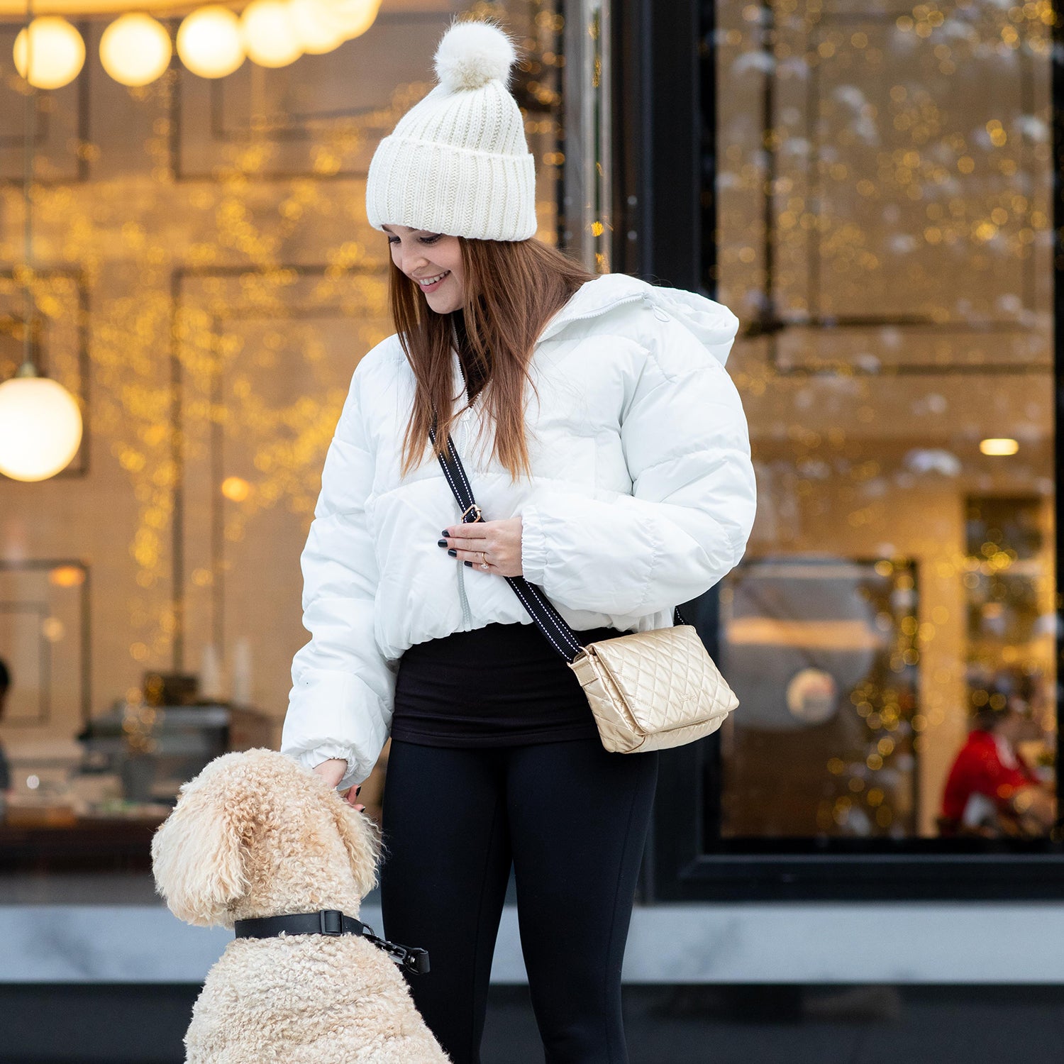 Horizontal Quilted Crossbody