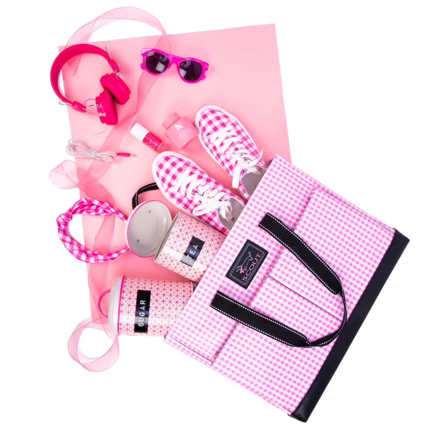 Pink Self-Standing Ballot Bag