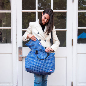 Overpacker Foldable Travel Bag - Nantucket Navy