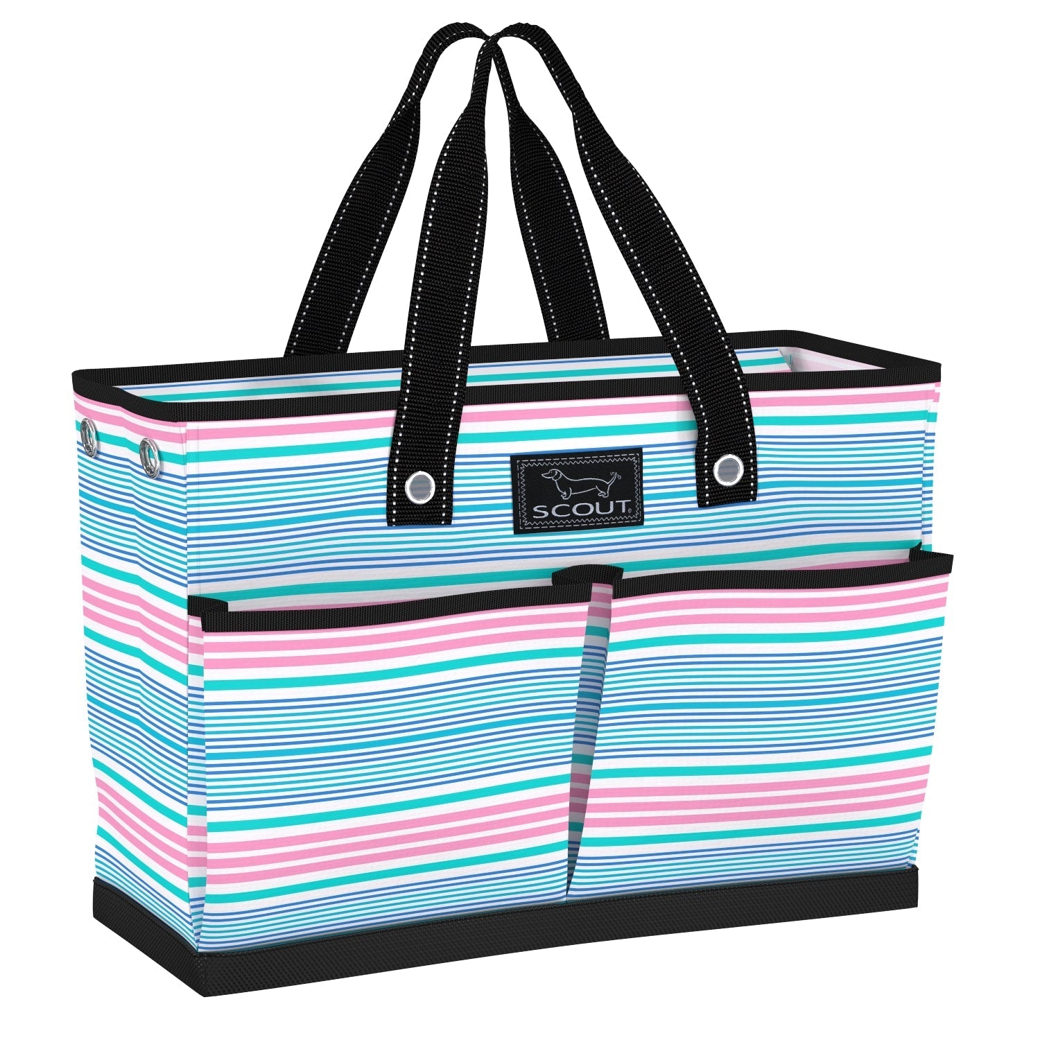 ★ POSZER★ Mild Stripe Tote Bag White 252MSTTB008F Michael Kors Women's Marilyn Medium Top-Zip Tote Bag, Gold