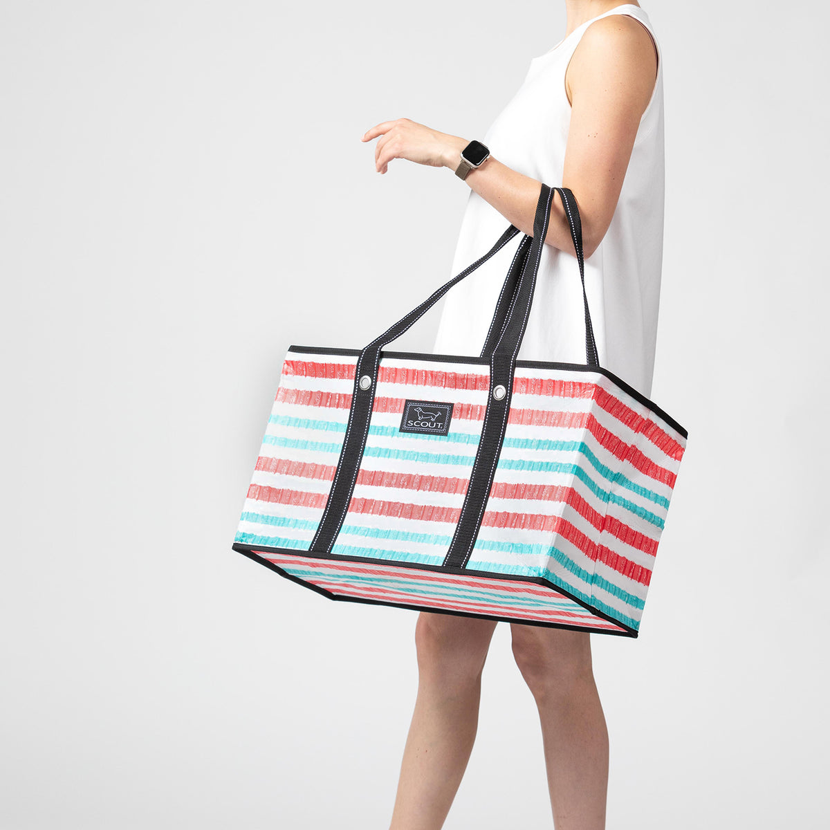 Woven Long Tote Bag X-Large