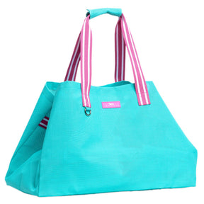 Checking In Tote - Caribbean Woven Pattern