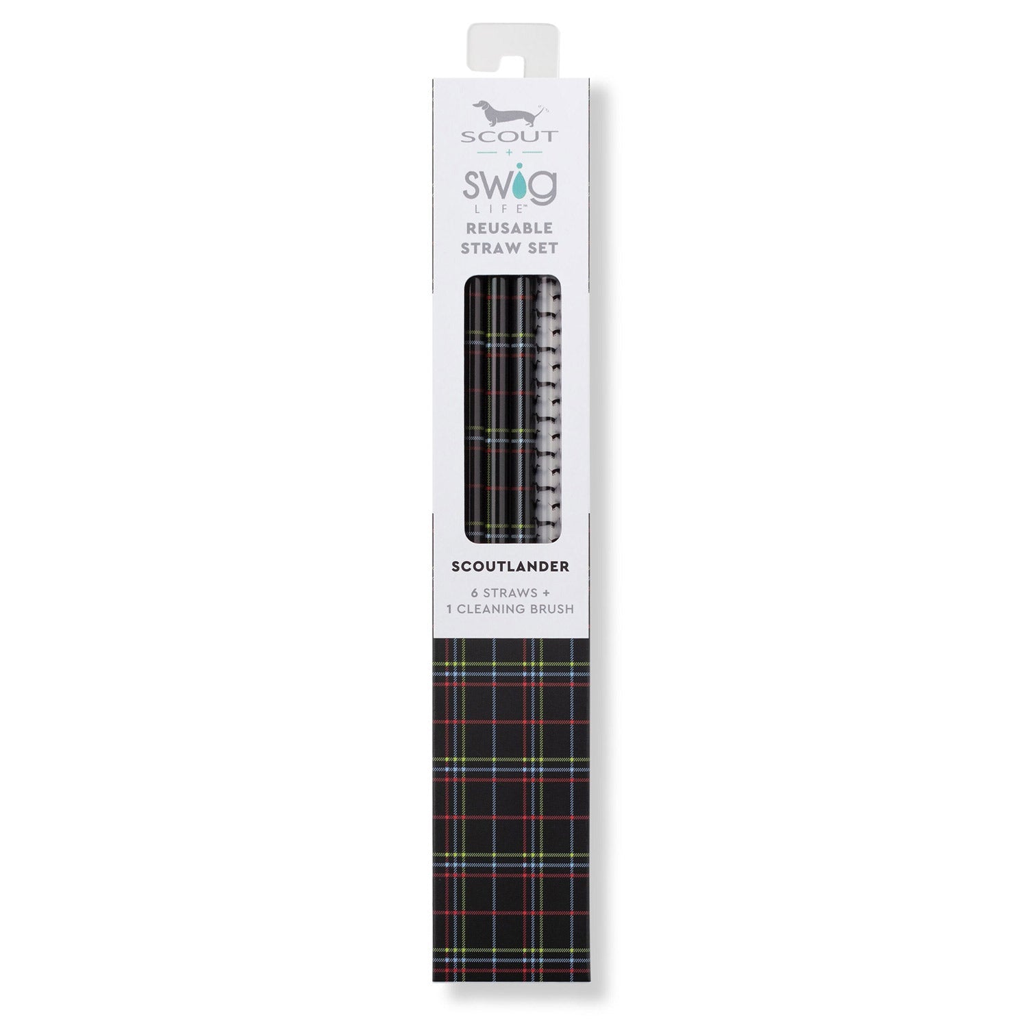 SCOUT + Swig Life Reusable Straw Set - Scoutlander Pattern | SCOUT Bags