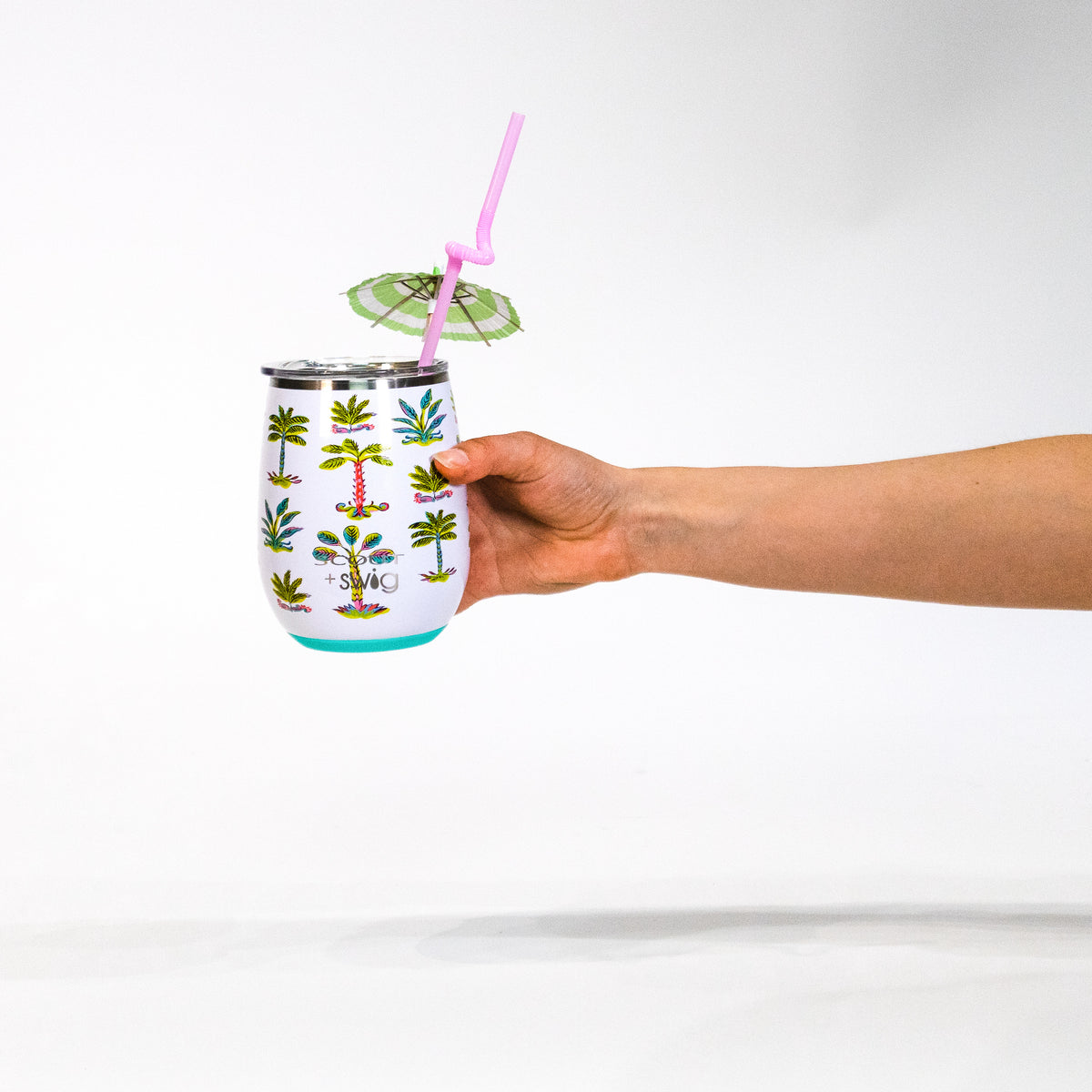 Swim School SCOUT + Swig Life 14oz Stemless Wine Cup Drinkware