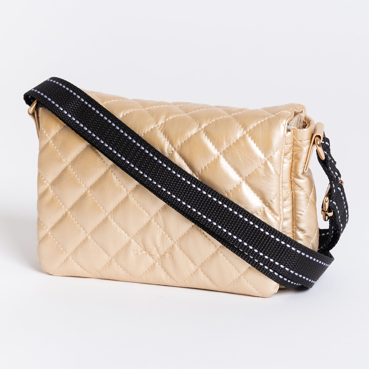 Horizontal Quilted Crossbody