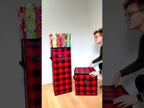 Wrapping Paper Storage Bin