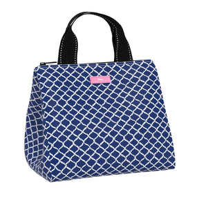 Lunch Bag Checkered Insulated Lunch Tote Bag Thermal Wide-Open