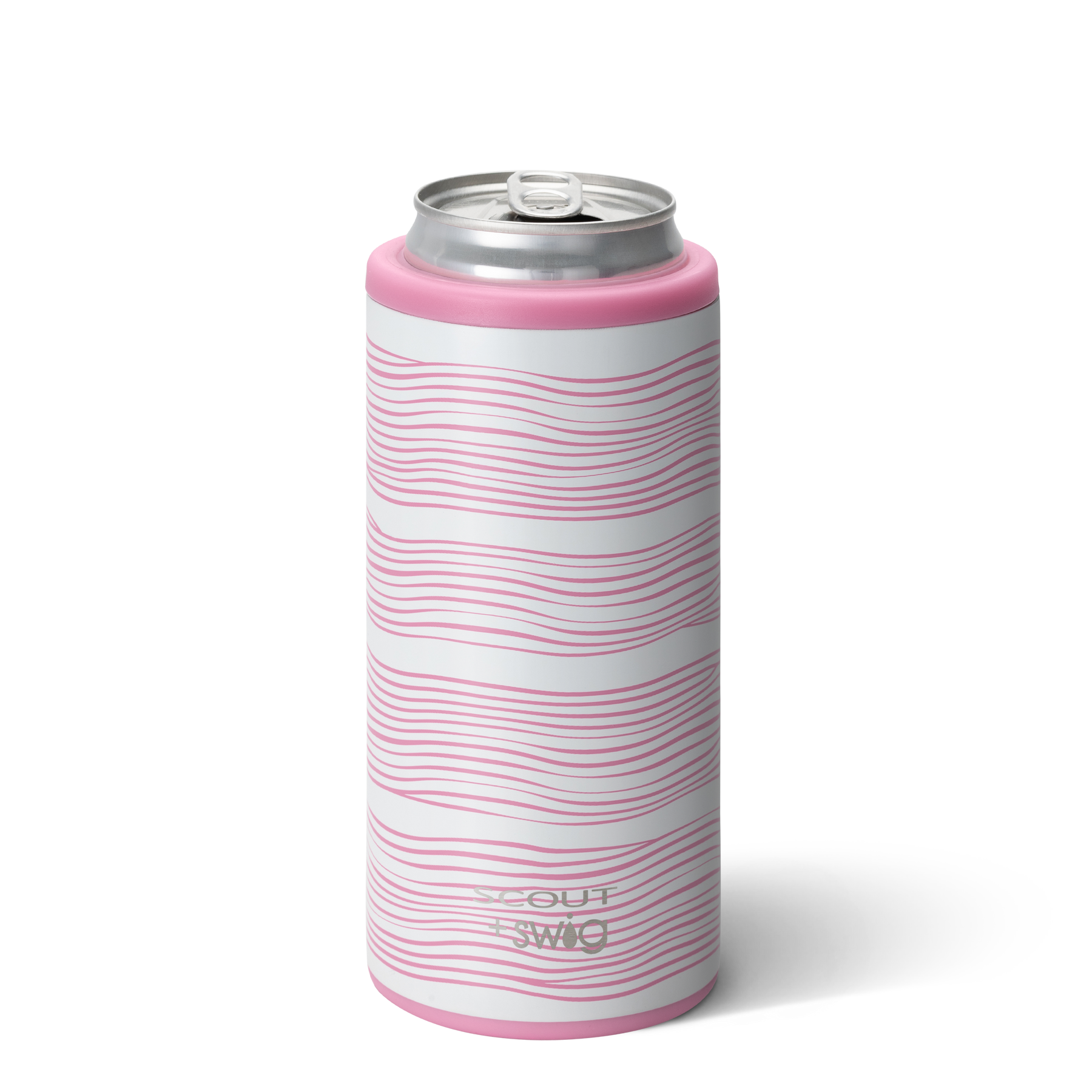  Swig Sip Skinny Can Cooler - Double Wall Stainless Steel Vacuum  Insulated Can Holder for 12oz Slim Tall Beverage Bridesmaid Gift (Laser  Leopard): Home & Kitchen